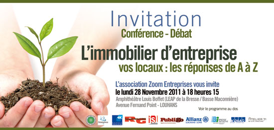 Invitation l'immobilier d'entreprise